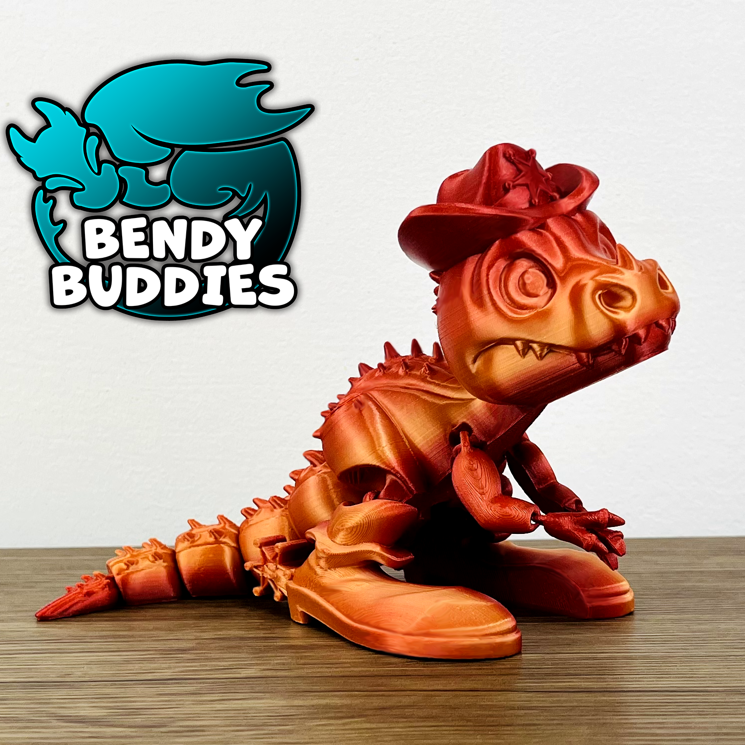 0004 - Bendy Buddies - T-Rex (Hat and boots)