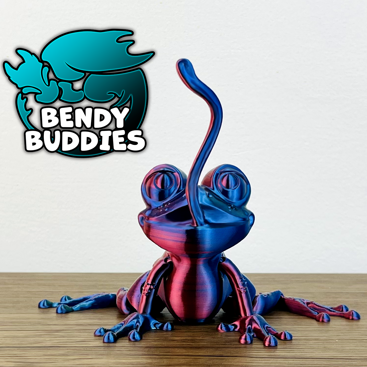 0006 - Bendy Buddies - Frog (with tongue)