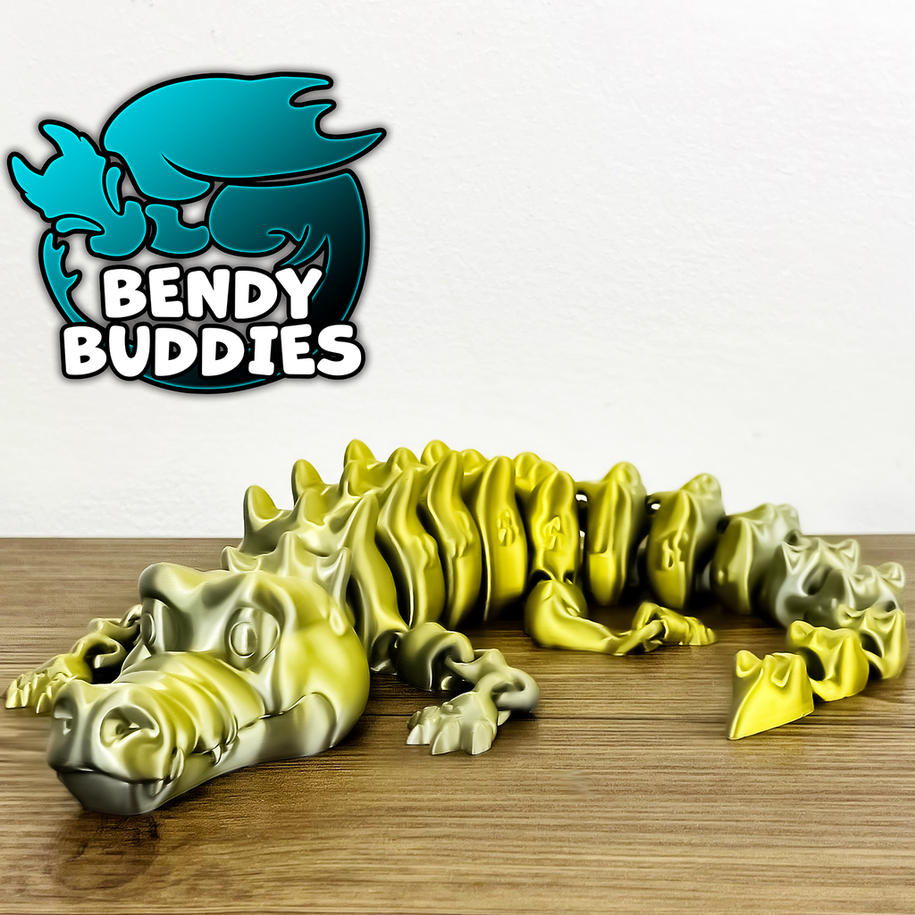 0021 - Bendy Buddies - Crocodile Crocmo