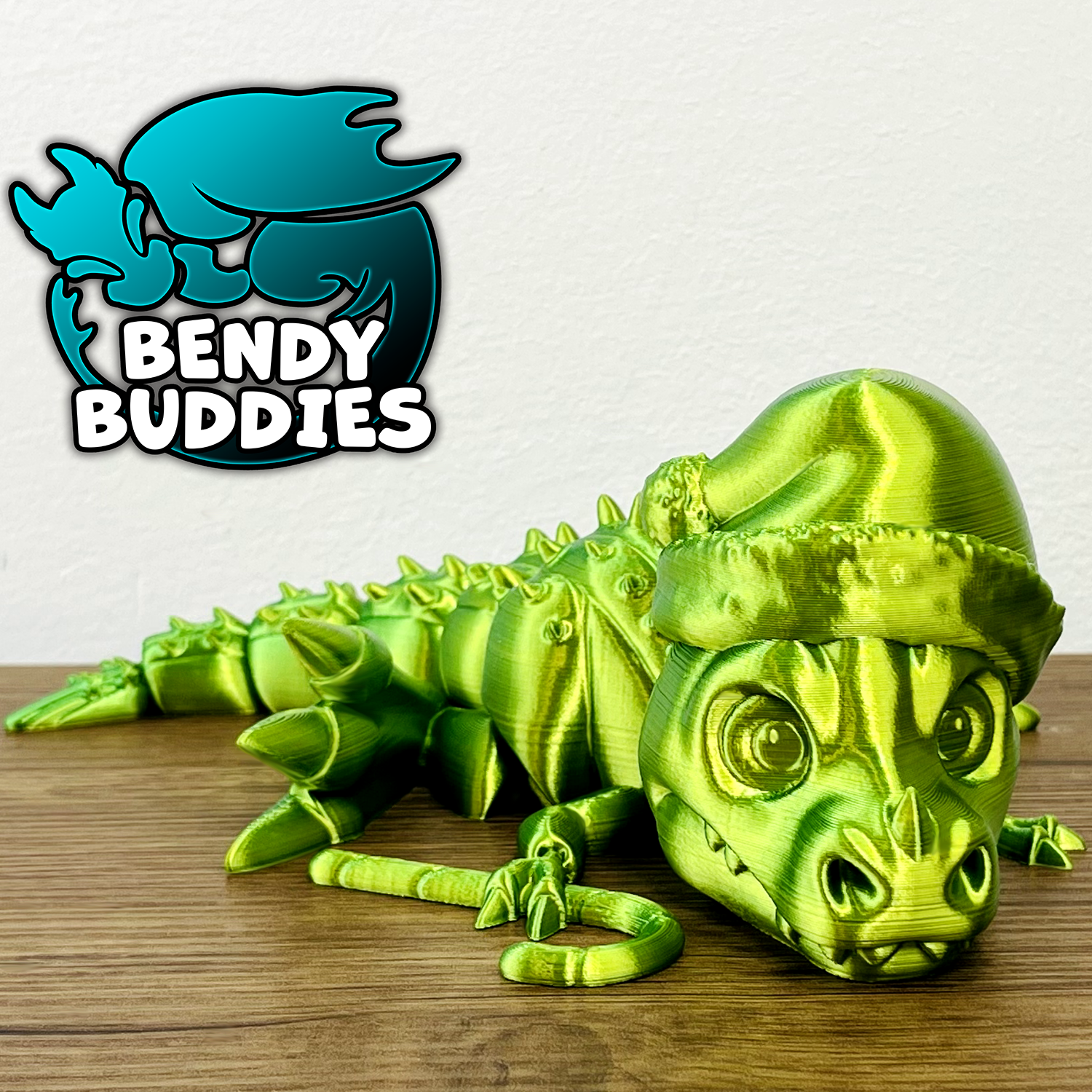 0020 - Bendy Buddies - T-Rex (Christmas)