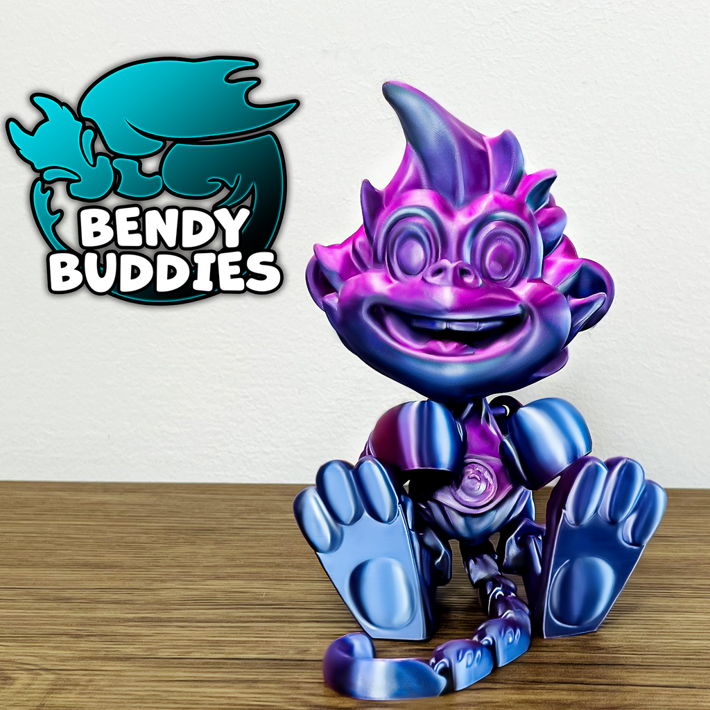 0023 - Bendy Buddies - Monkey Puck Boxer