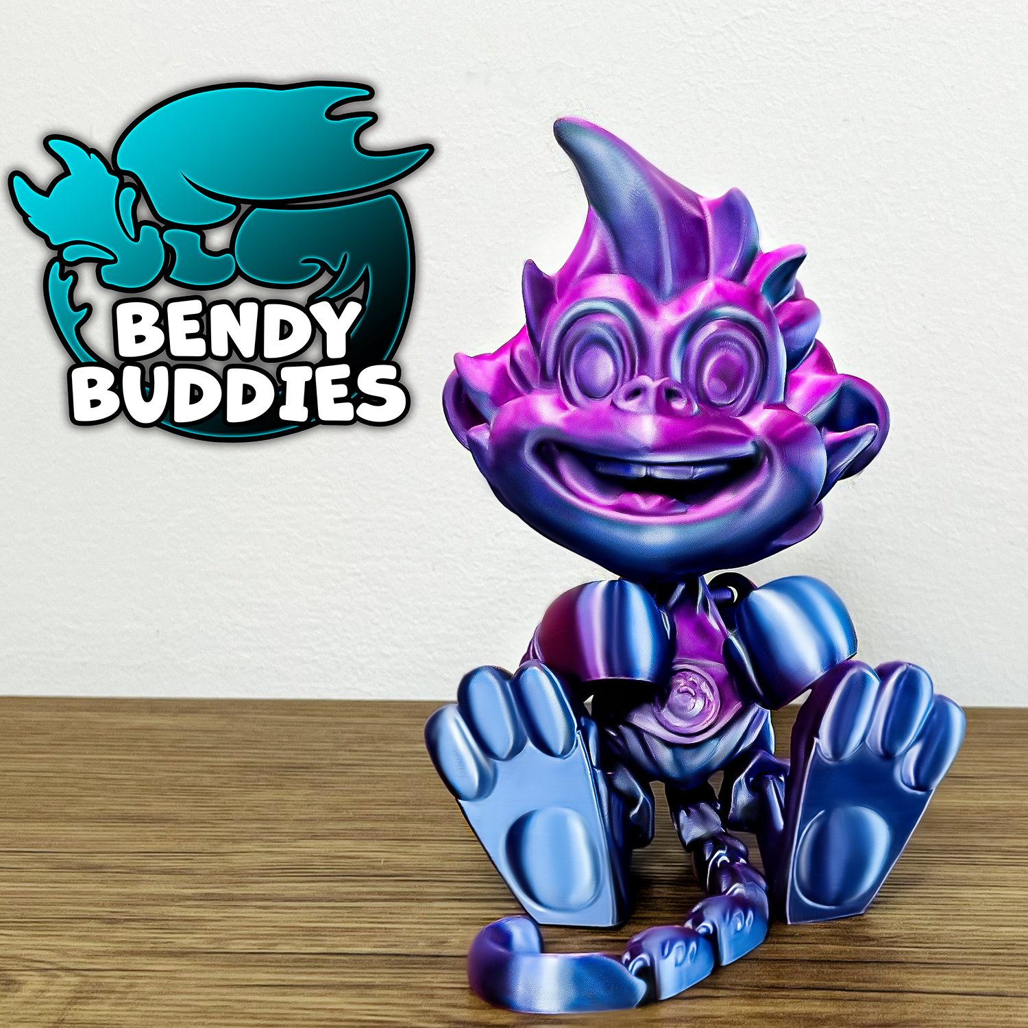 0023 - Bendy Buddies - Monkey Puck Boxer