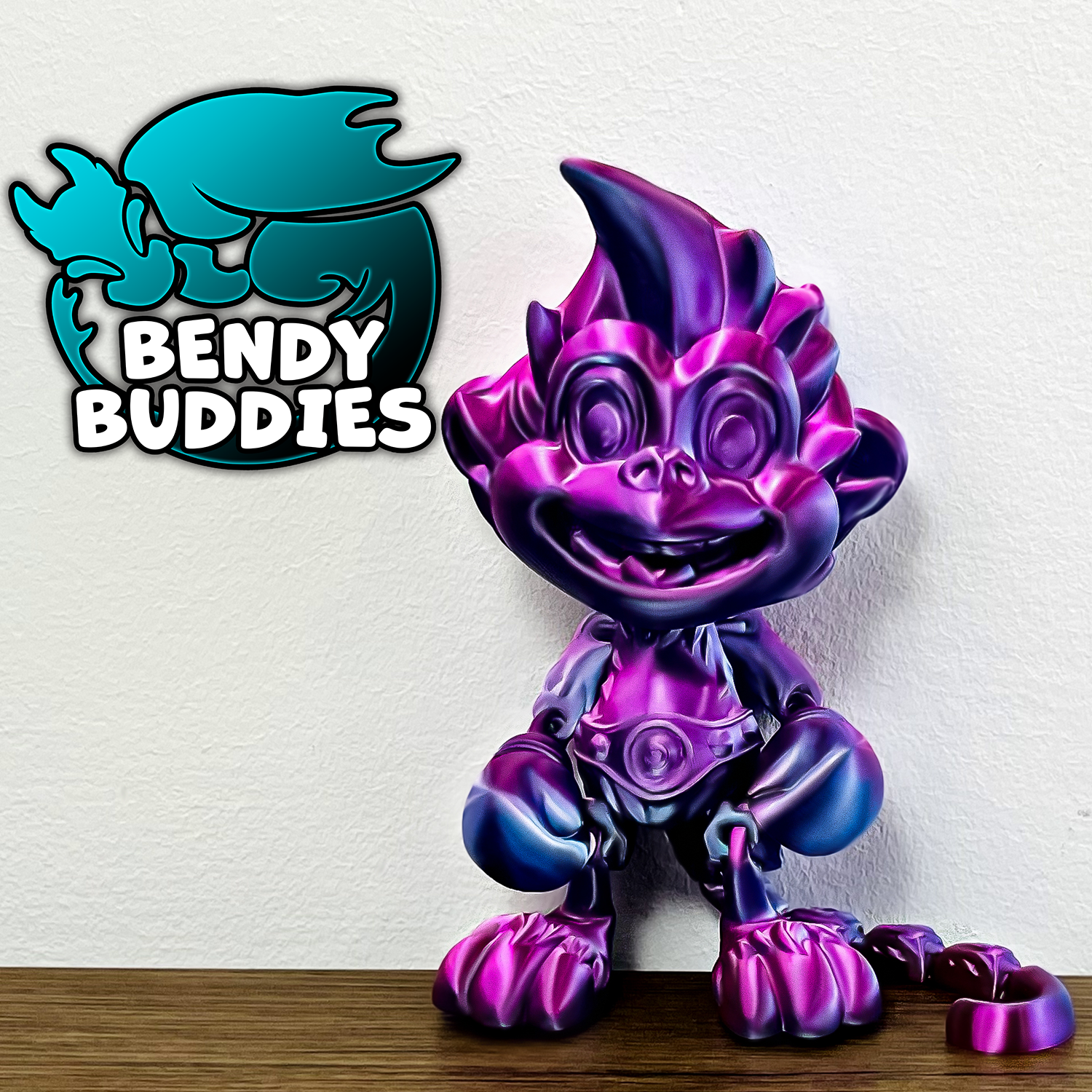 0023 - Bendy Buddies - Monkey Puck Boxer