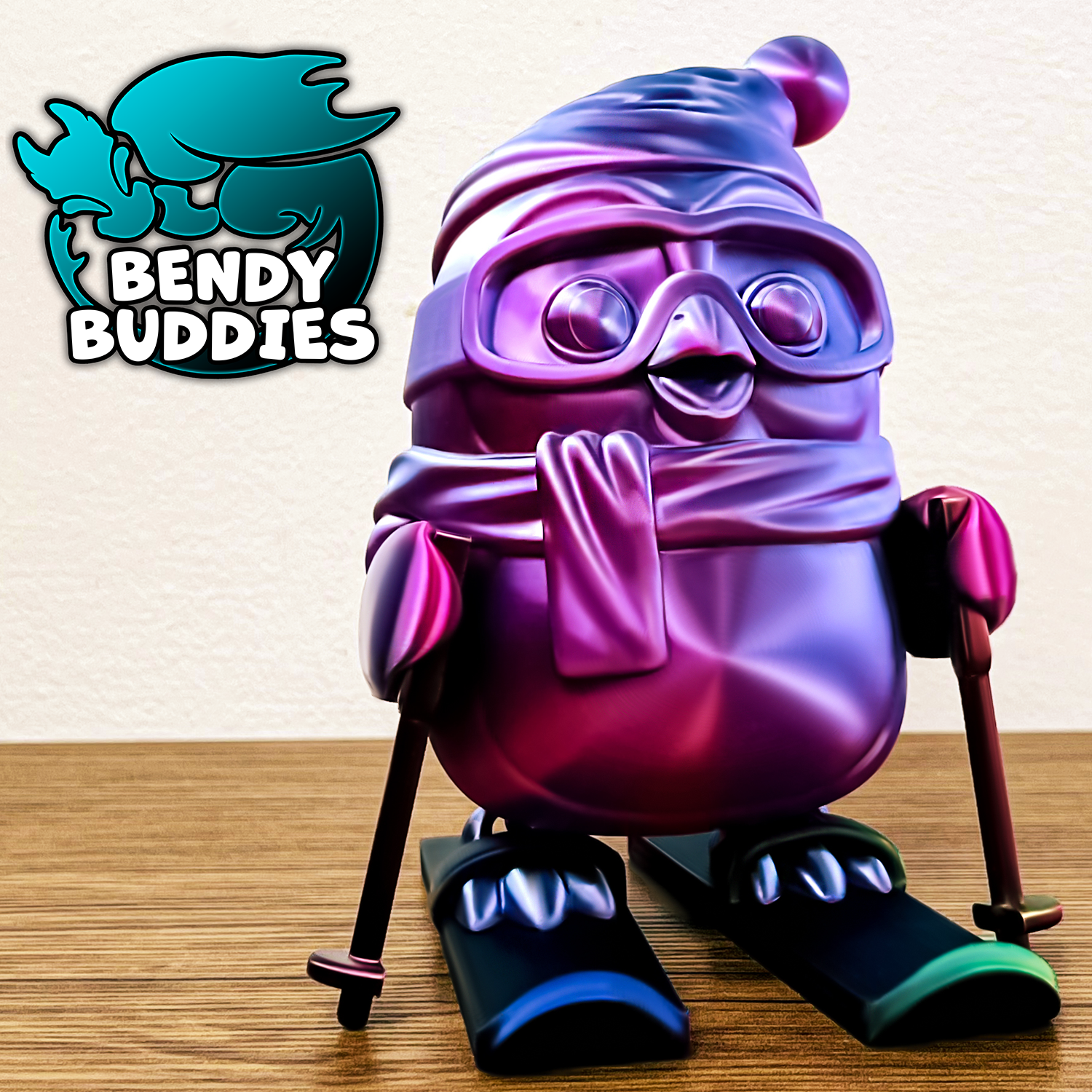 0029 - Bendy Buddies - Pengs the Ski-Penguin