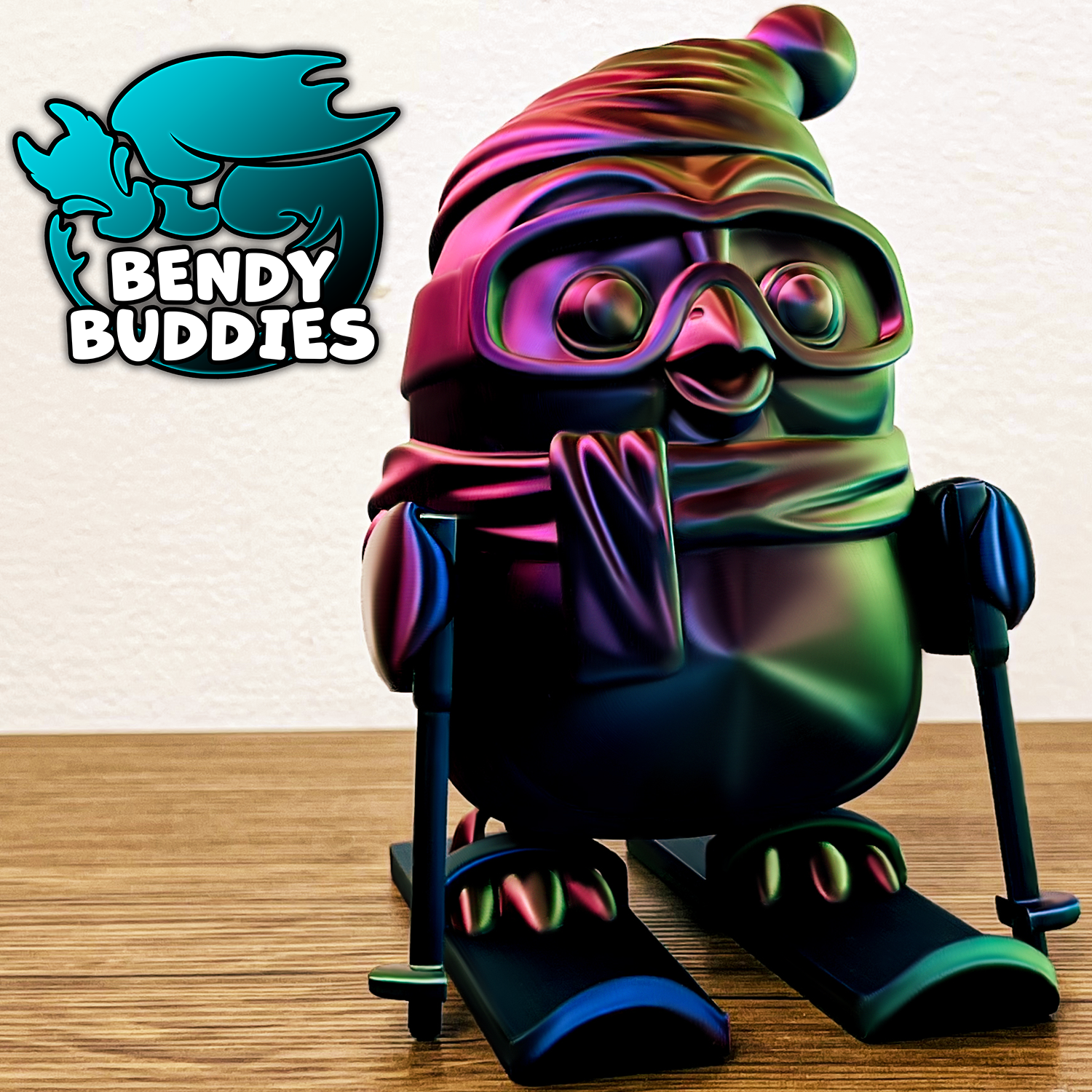 0029 - Bendy Buddies - Pengs the Ski-Penguin