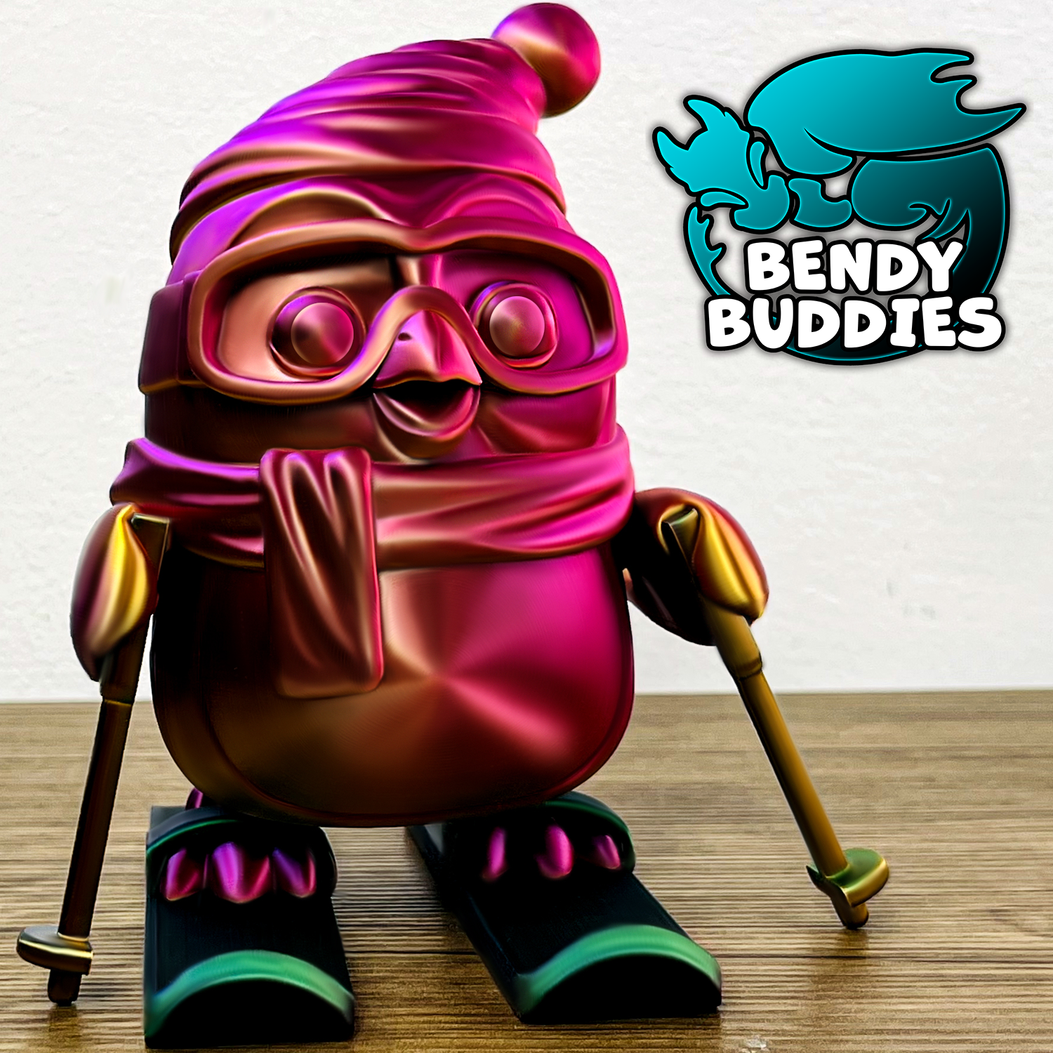 0029 - Bendy Buddies - Pengs the Ski-Penguin