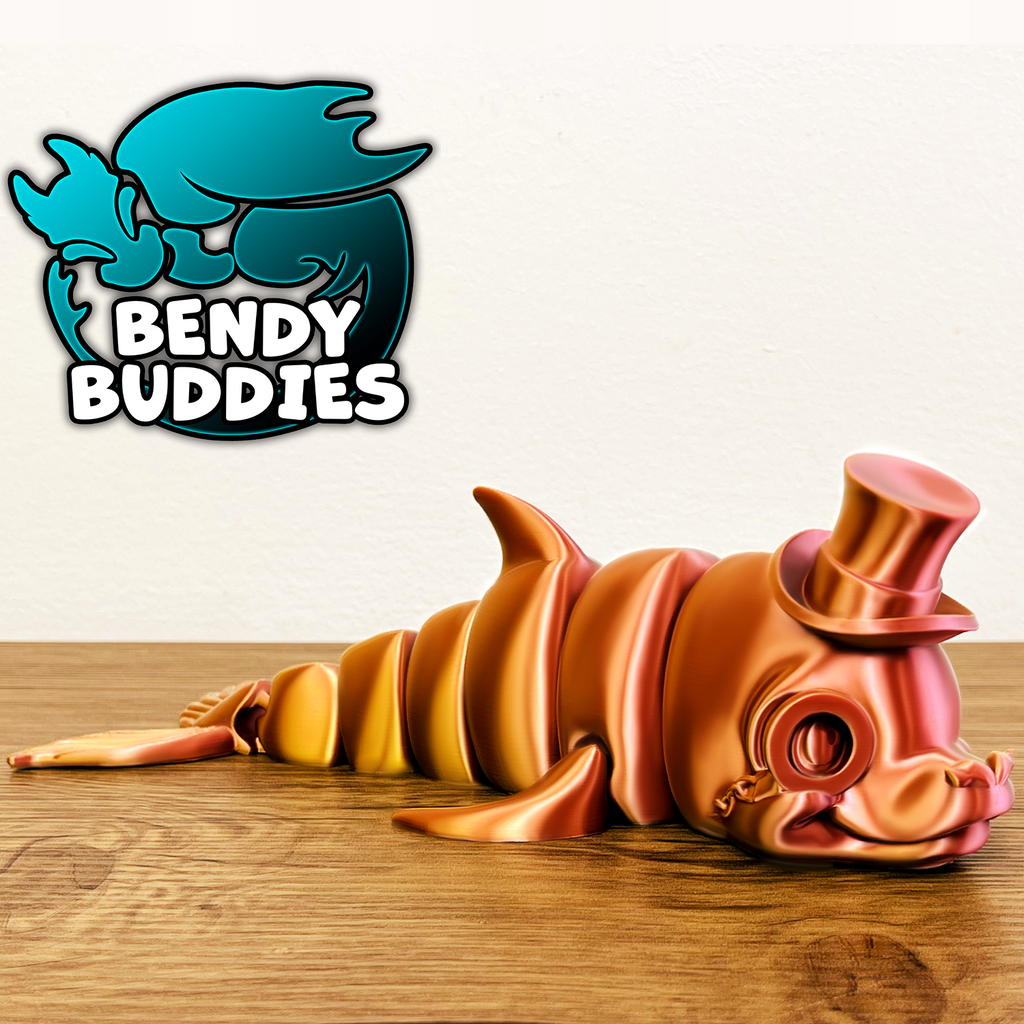 0032 - Bendy Buddies - Dolpcon the Dolphin (Gentleman)
