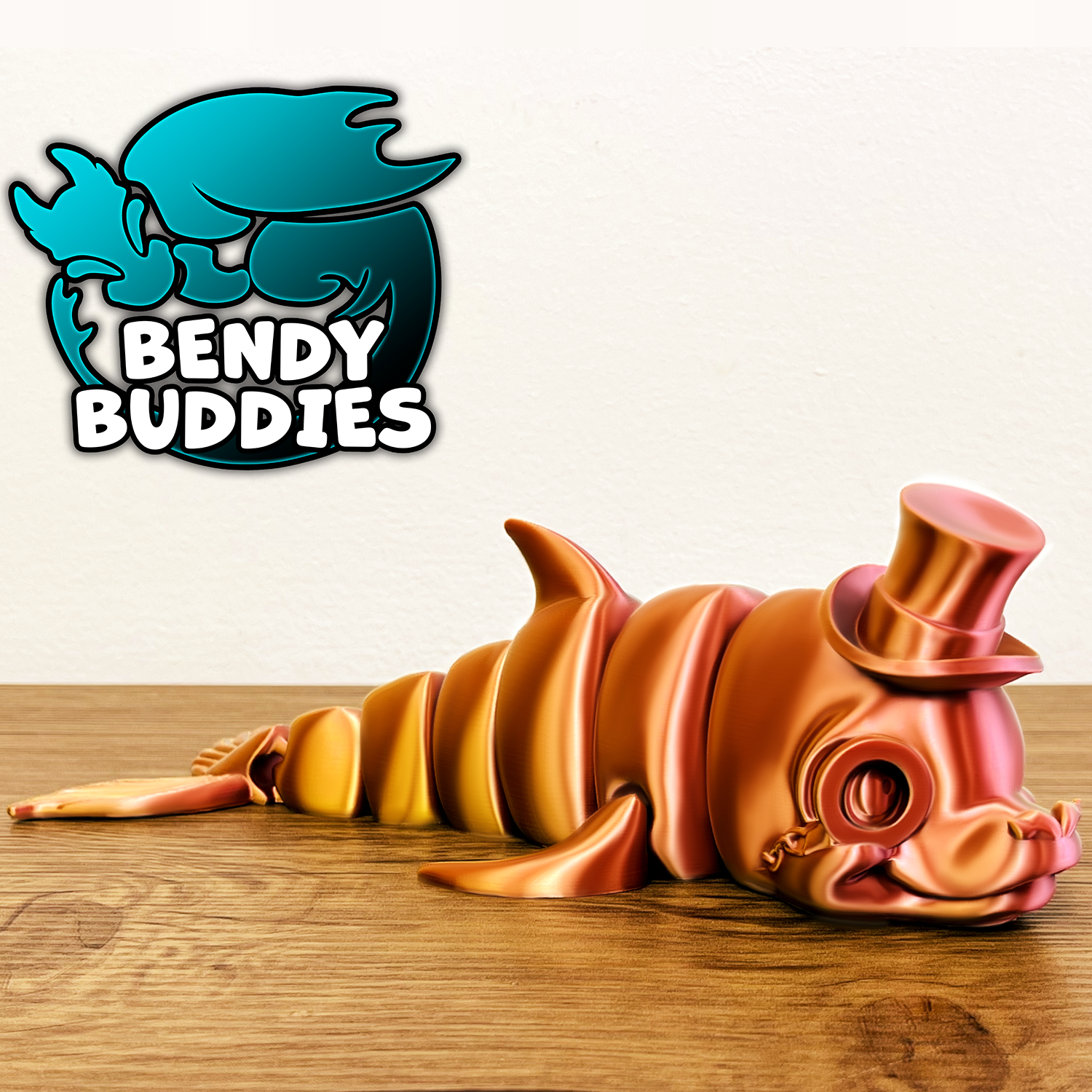 0032 - Bendy Buddies - Dolpcon the Dolphin (Gentleman)