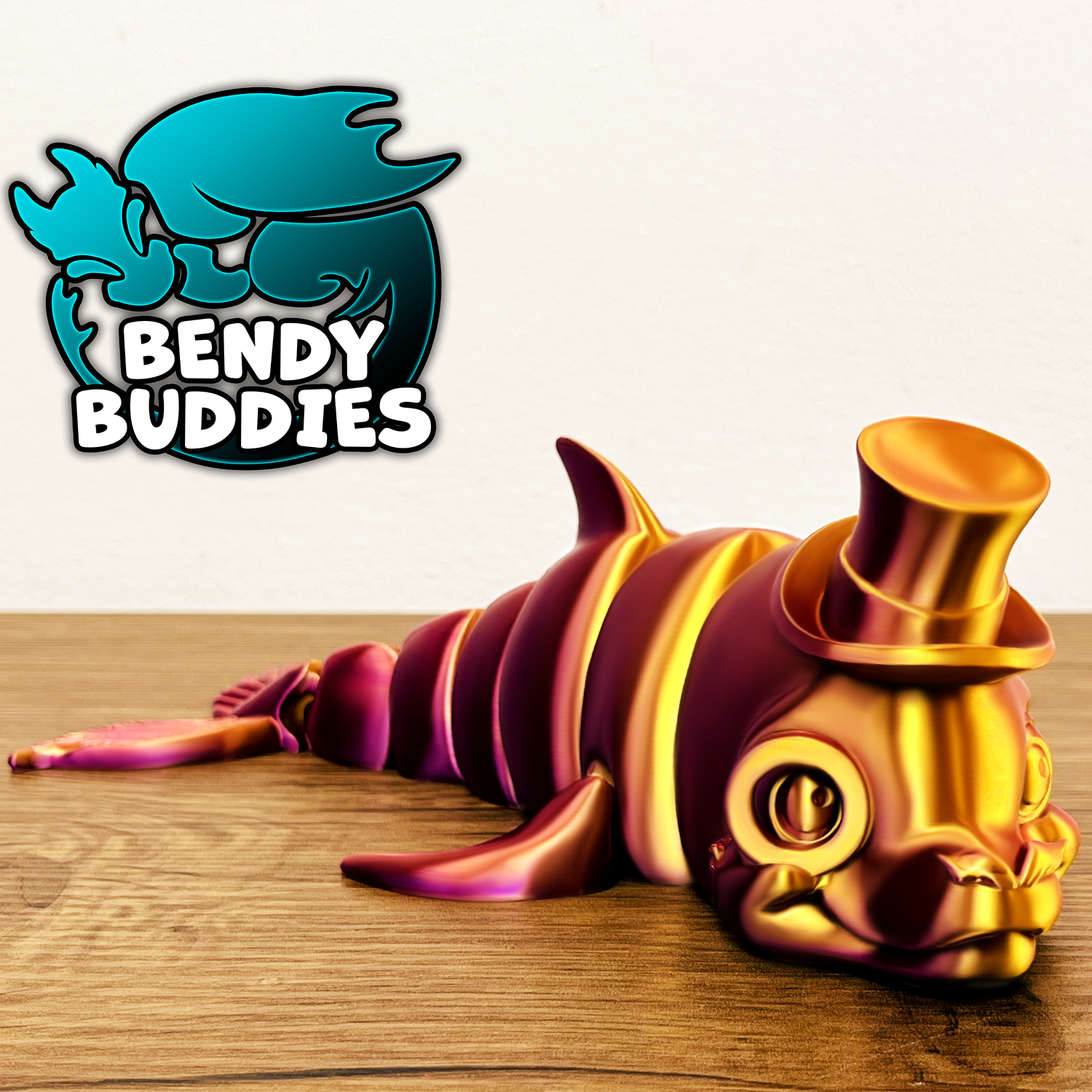 0032 - Bendy Buddies - Dolpcon the Dolphin (Gentleman)
