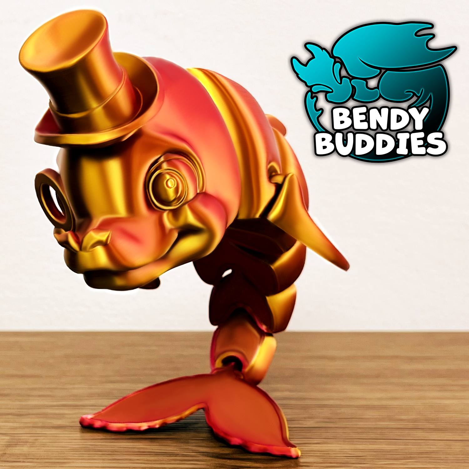 0032 - Bendy Buddies - Dolpcon the Dolphin (Gentleman)