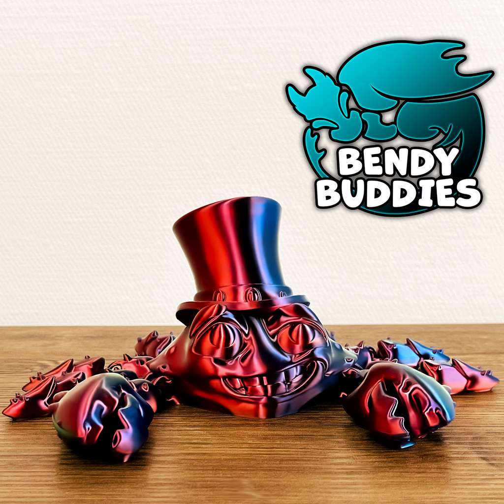0036 - Bendy Buddies - Crabzy (Gentleman Hat)