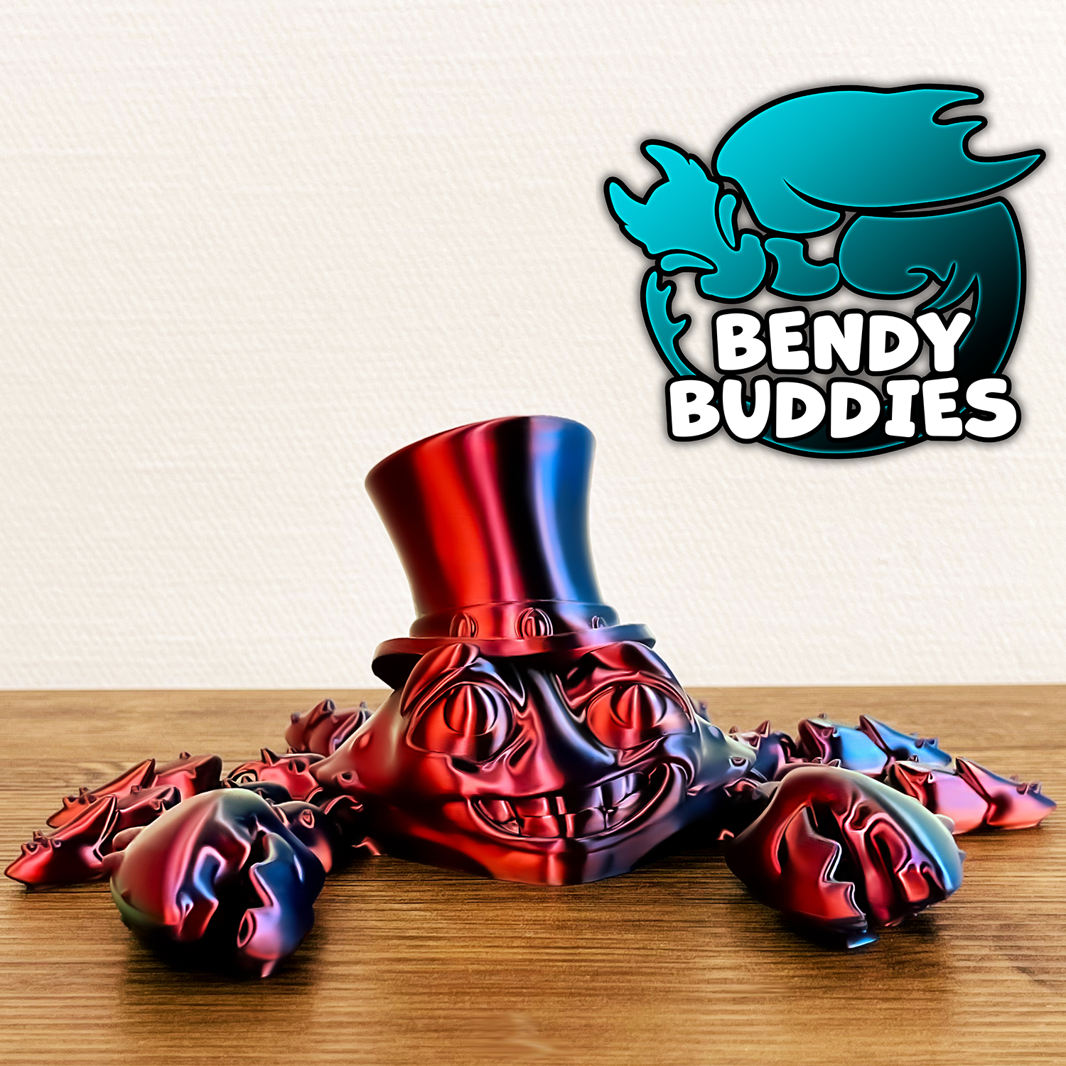 0036 - Bendy Buddies - Crabzy (Gentleman Hat)