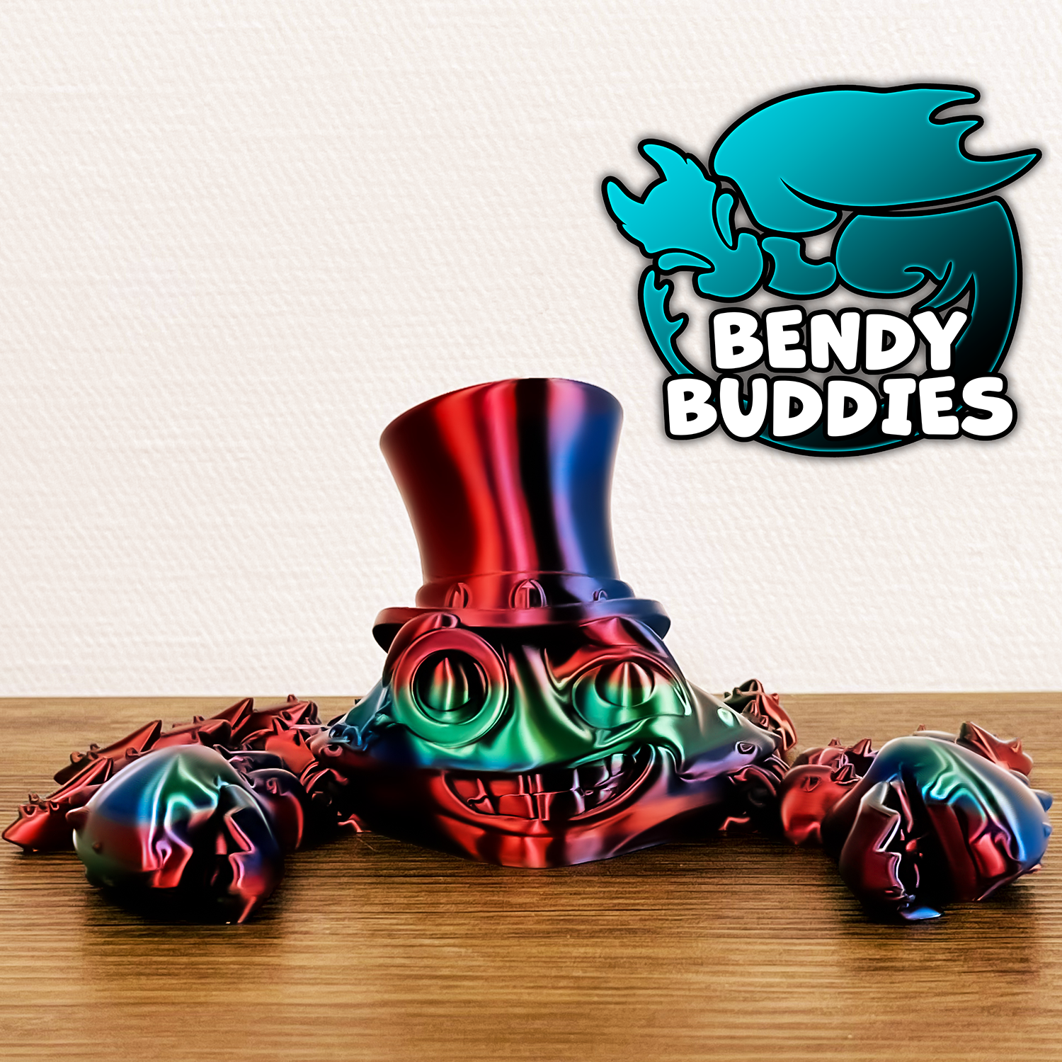 0037 - Bendy Buddies - Crabzy (Gentleman Hat and Monocle)