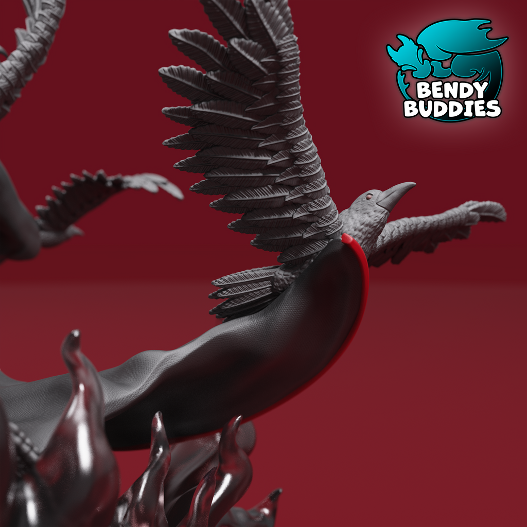 0040A - Bendy Buddies - Itachi (Naruto Fan Art) PAINTED