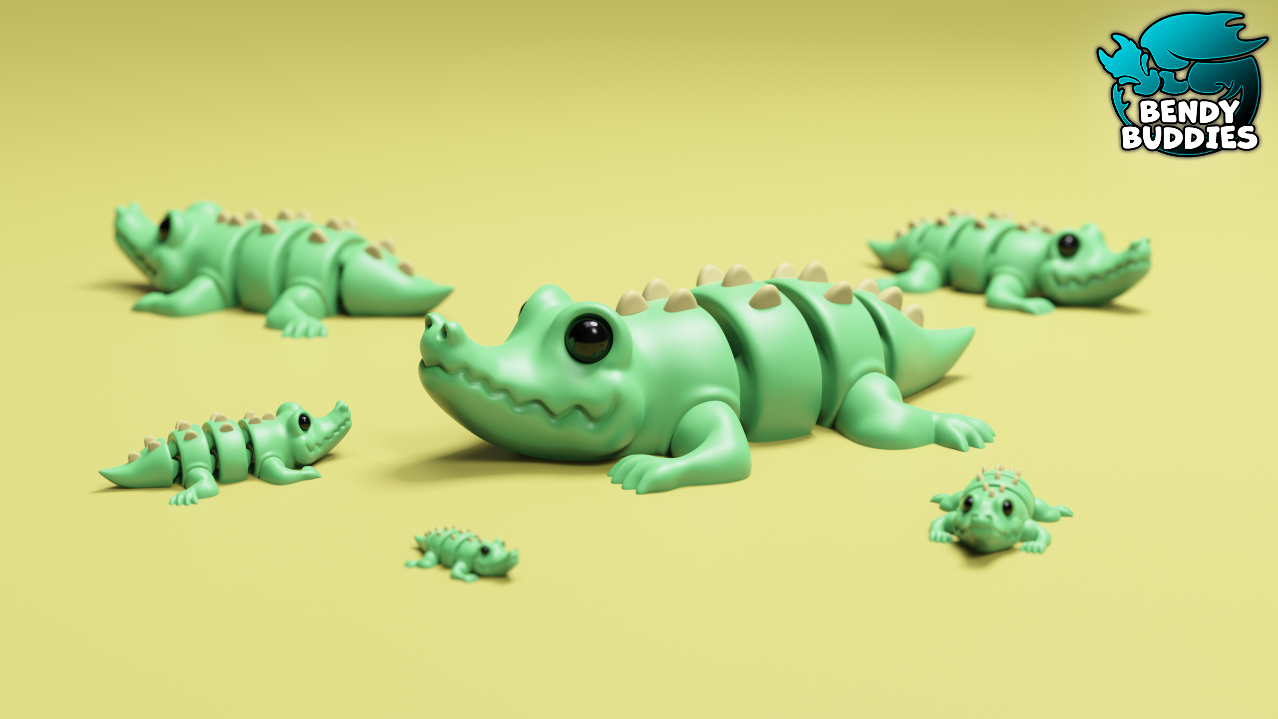 0054 - Bendy Buddies - Crocodile Crocsi