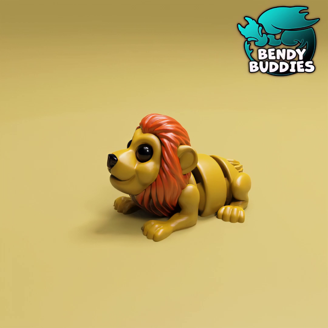 0055 - Bendy Buddies - Milo the Cute Lion
