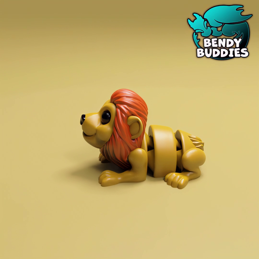 0055 - Bendy Buddies - Milo the Cute Lion