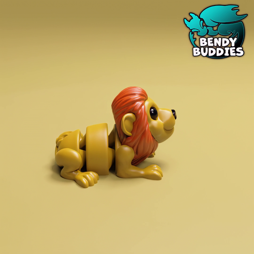 0055 - Bendy Buddies - Milo the Cute Lion