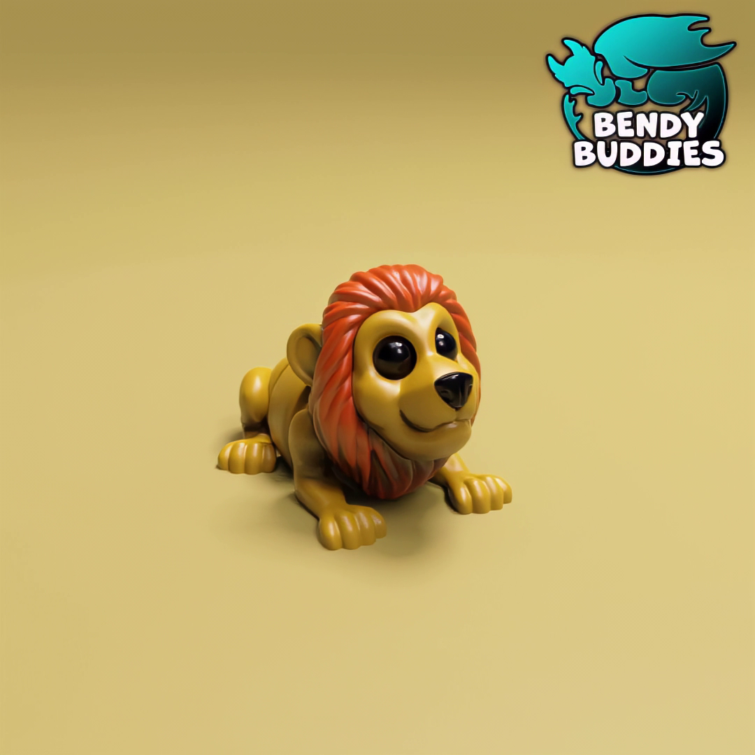 0055 - Bendy Buddies - Milo the Cute Lion
