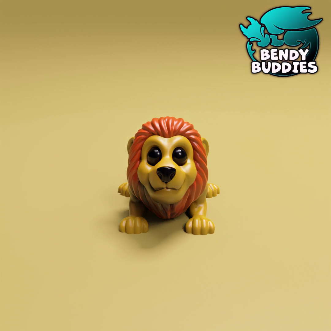 0055 - Bendy Buddies - Milo the Cute Lion