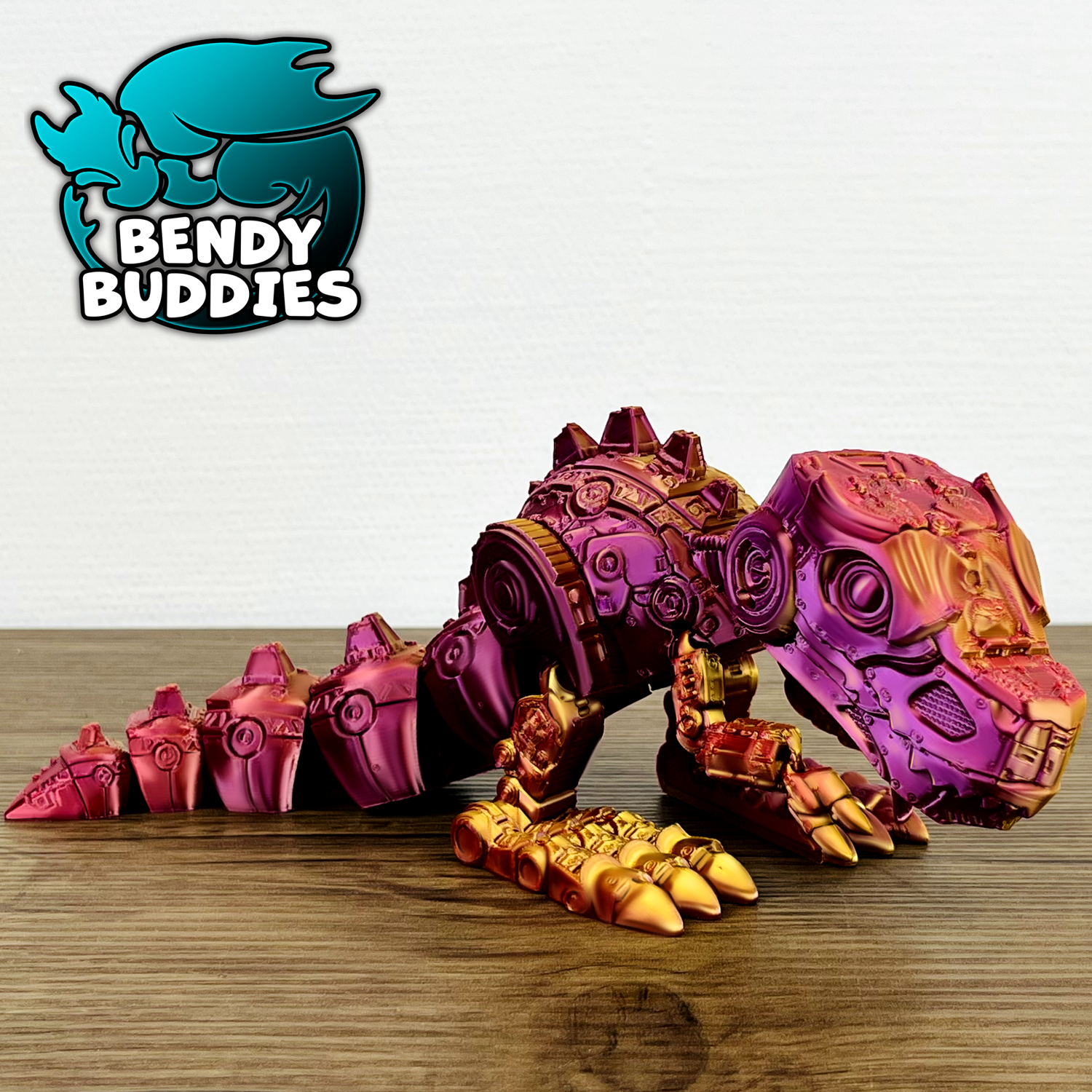 0059 - Bendy Buddies - Rexatron Mecha T-Rex