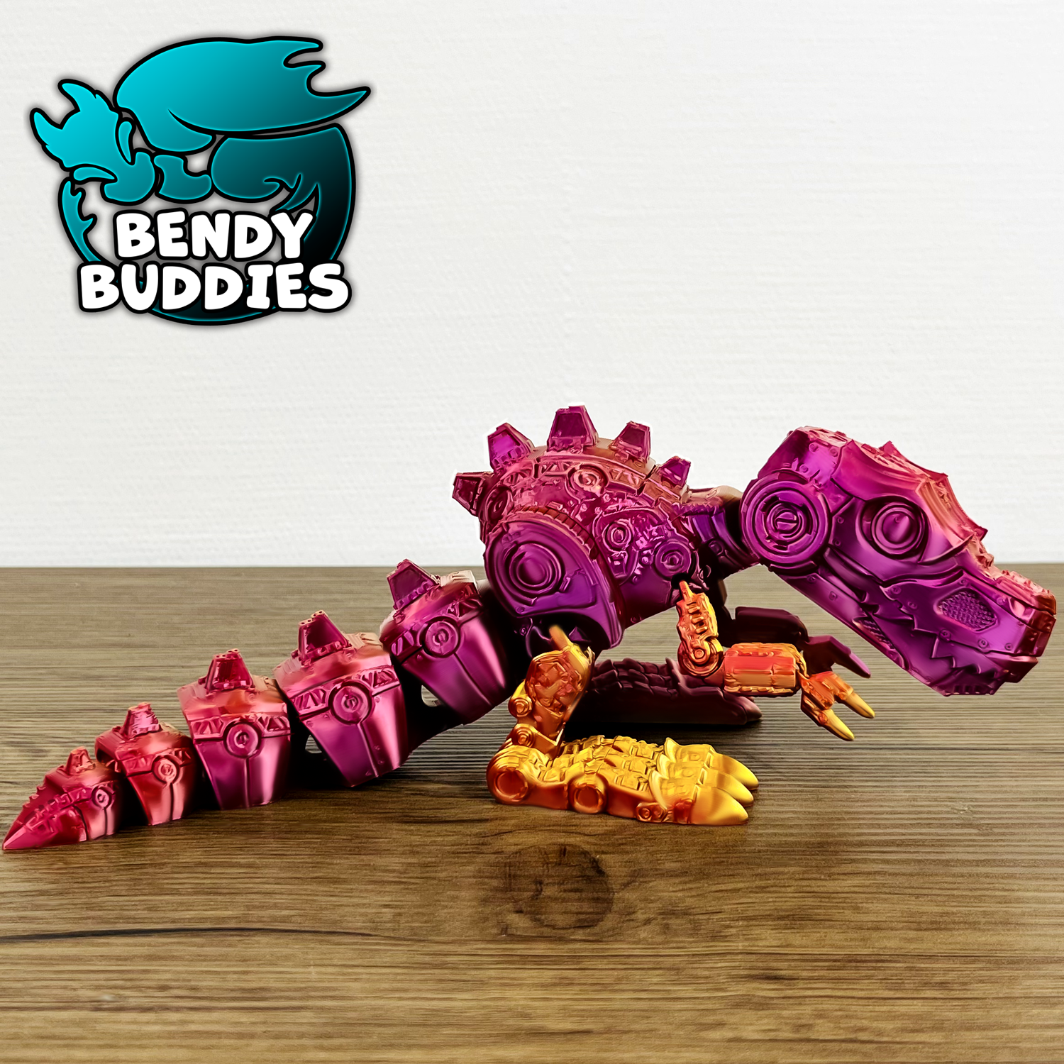 0059 - Bendy Buddies - Rexatron Mecha T-Rex