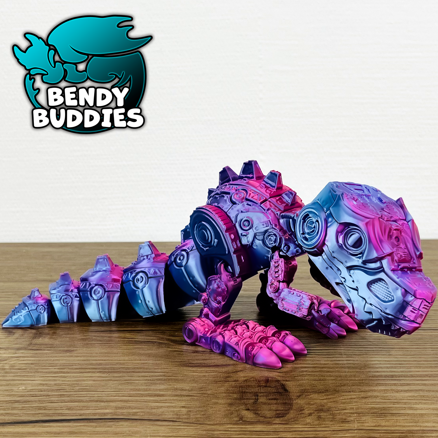 0059 - Bendy Buddies - Rexatron Mecha T-Rex