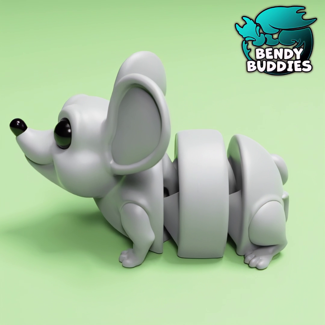 0060 - Bendy Buddies - Mitsy Mouse