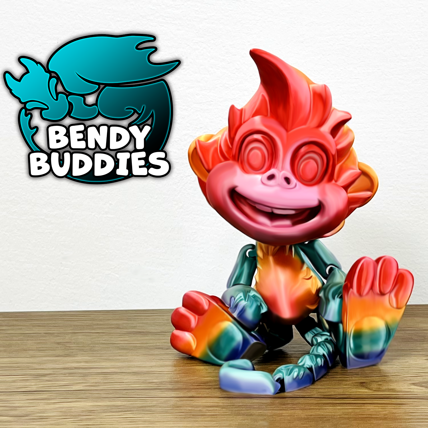 0012 - Bendy Buddies - Monkey Puck