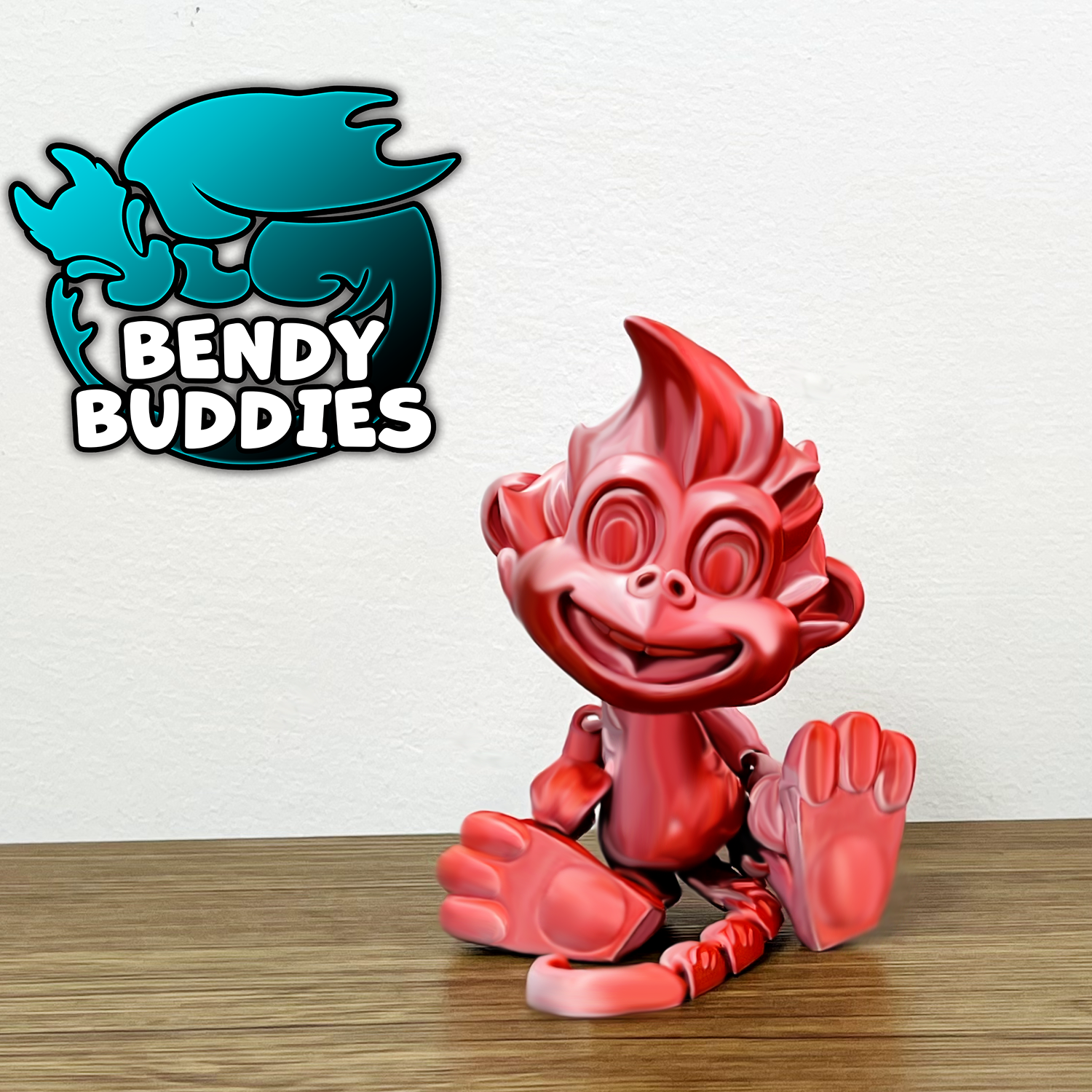 0012 - Bendy Buddies - Monkey Puck
