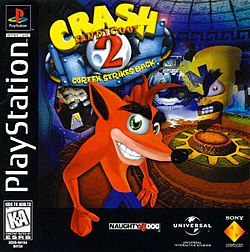Crash Bandicoot 2: Cortex Strikes Back (Sony PlayStation, 1997)