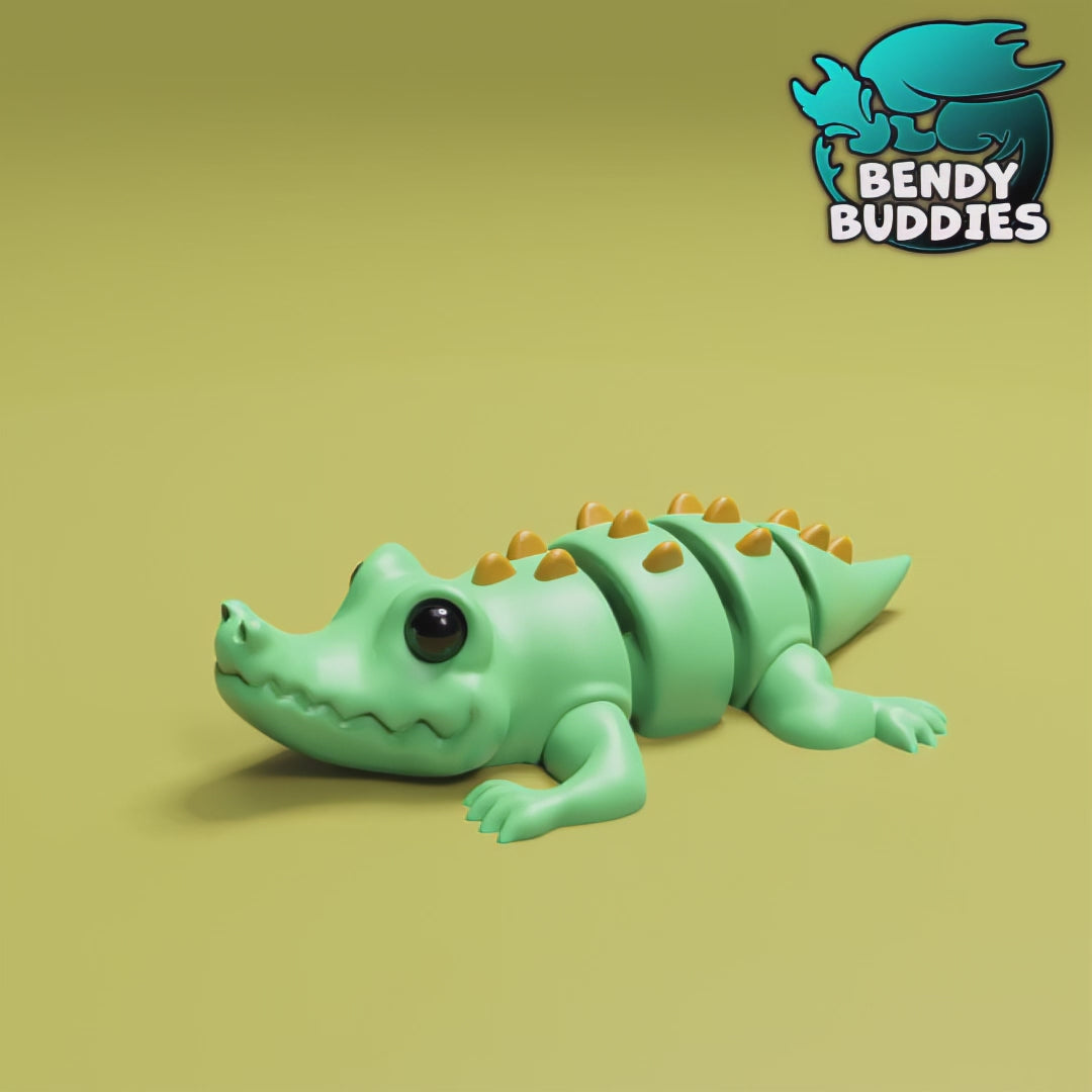 0054 - Bendy Buddies - Crocodile Crocsi